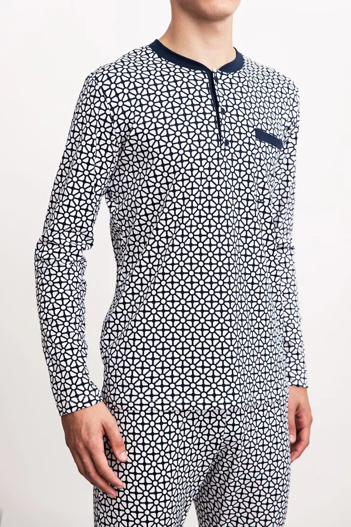 Muška pidžama Geometric - gornji dio