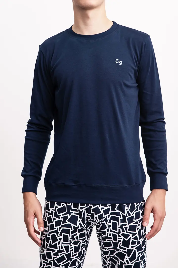 Muška pidžama Navy Blue - gornji dio