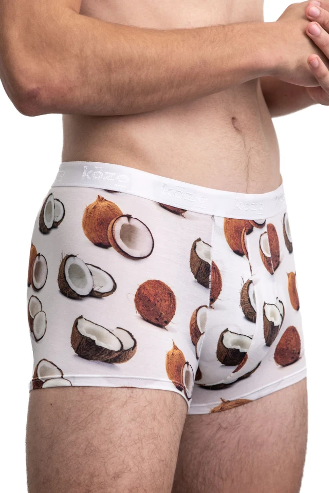 Muške bokserice Hipster - print Kokos