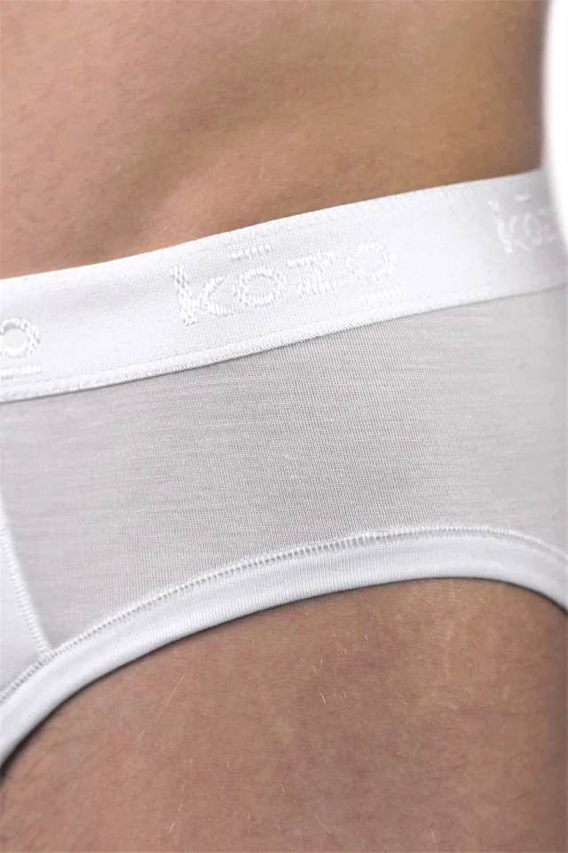 Muške gaće Slip premium - bijele