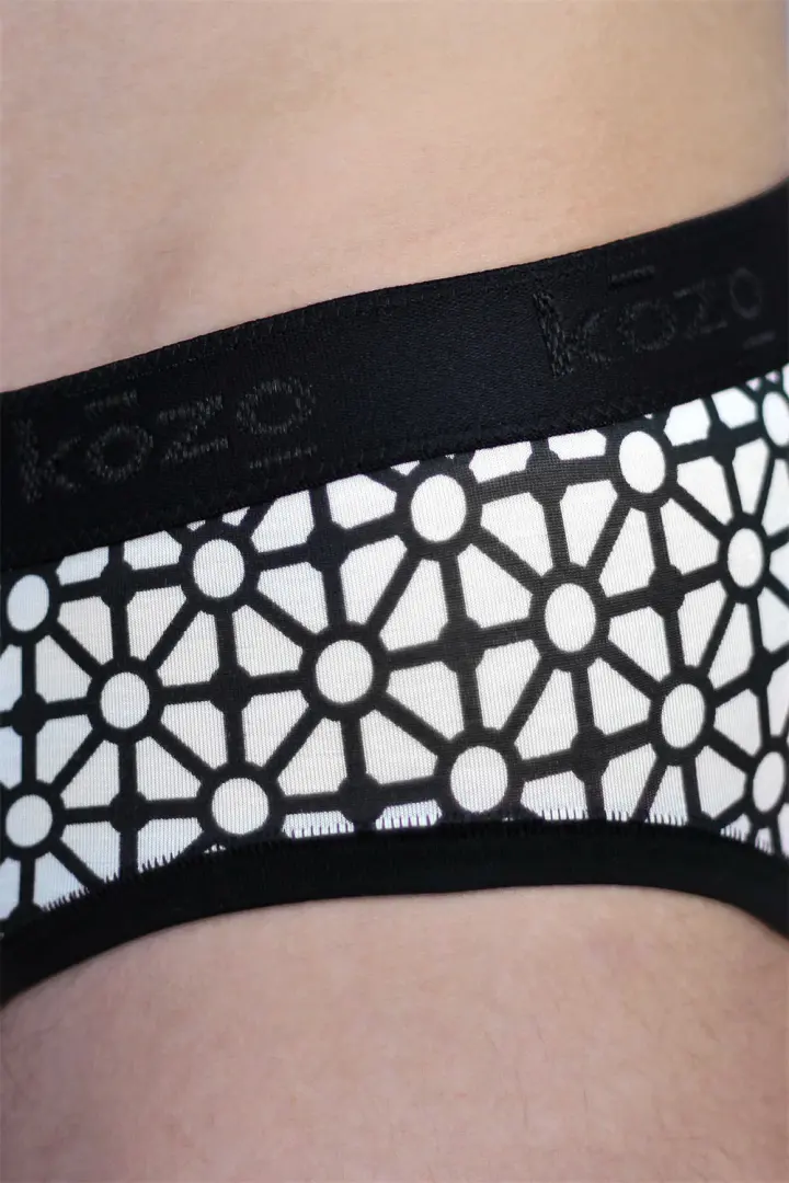 Muške gaće Slip premium - print Geometric
