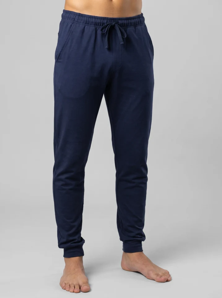 Muška pidžama  produženi donji dio - Navy Blue