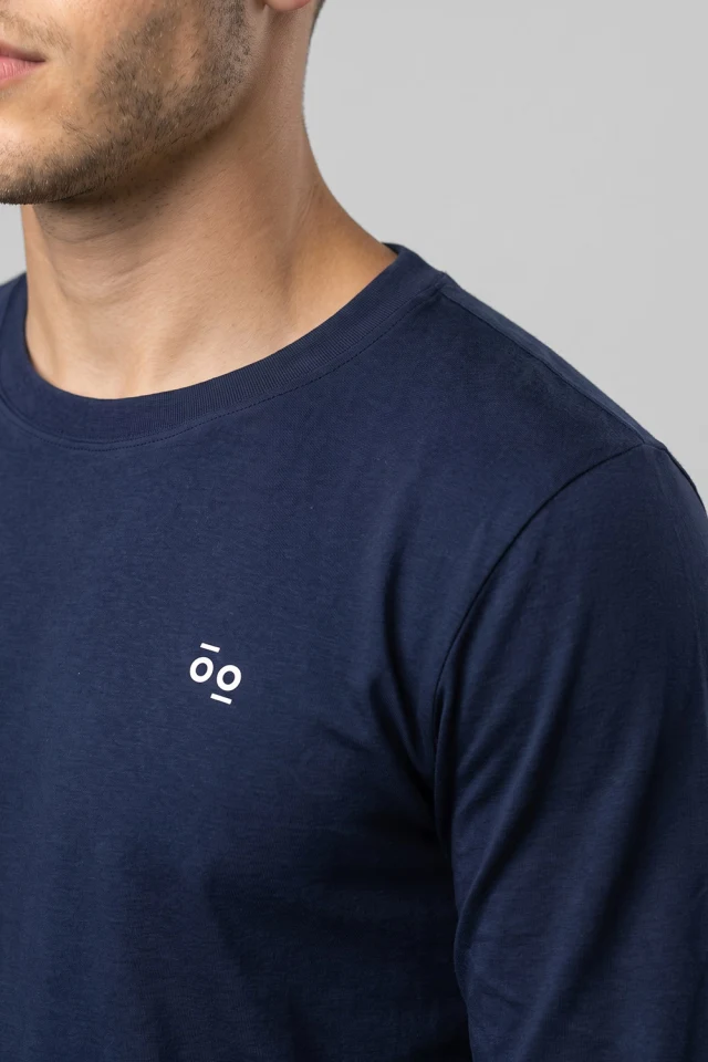 Muška pidžama produženi gornji dio - Navy Blue