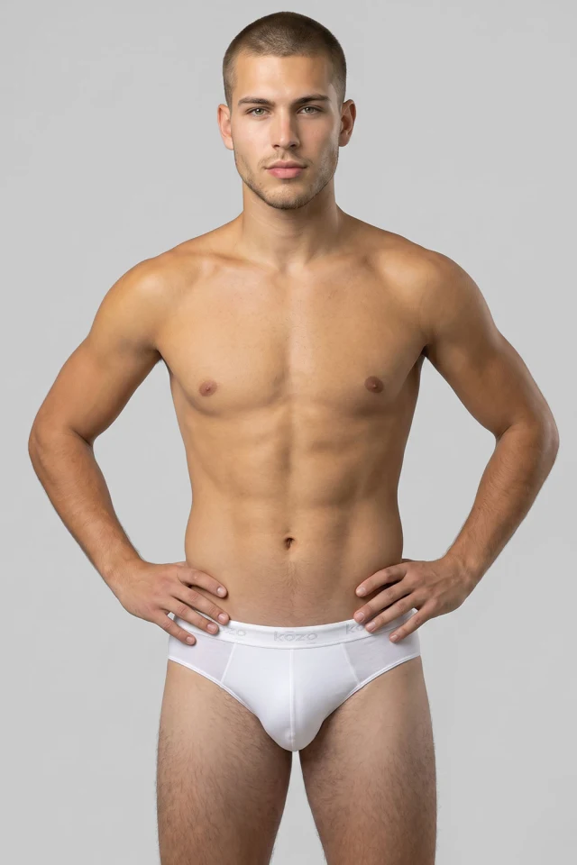 Muške gaće Slip - Bijele