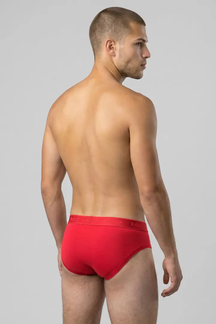 Muške gaće Slip premium - Crvene