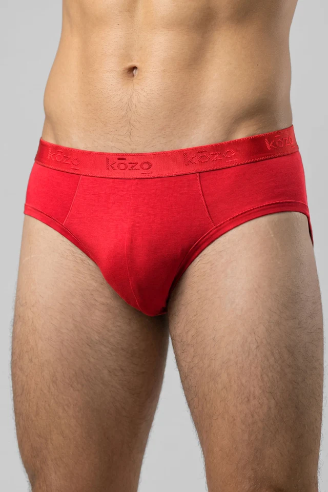 Muške gaće Slip premium - Crvene