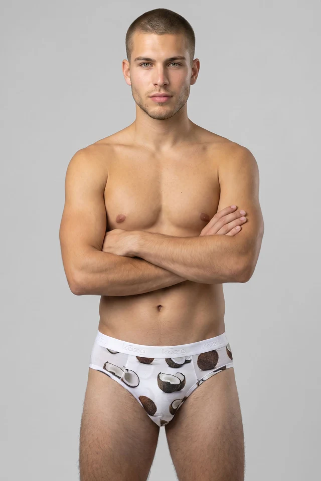 Muške gaće Slip premium - Kokos