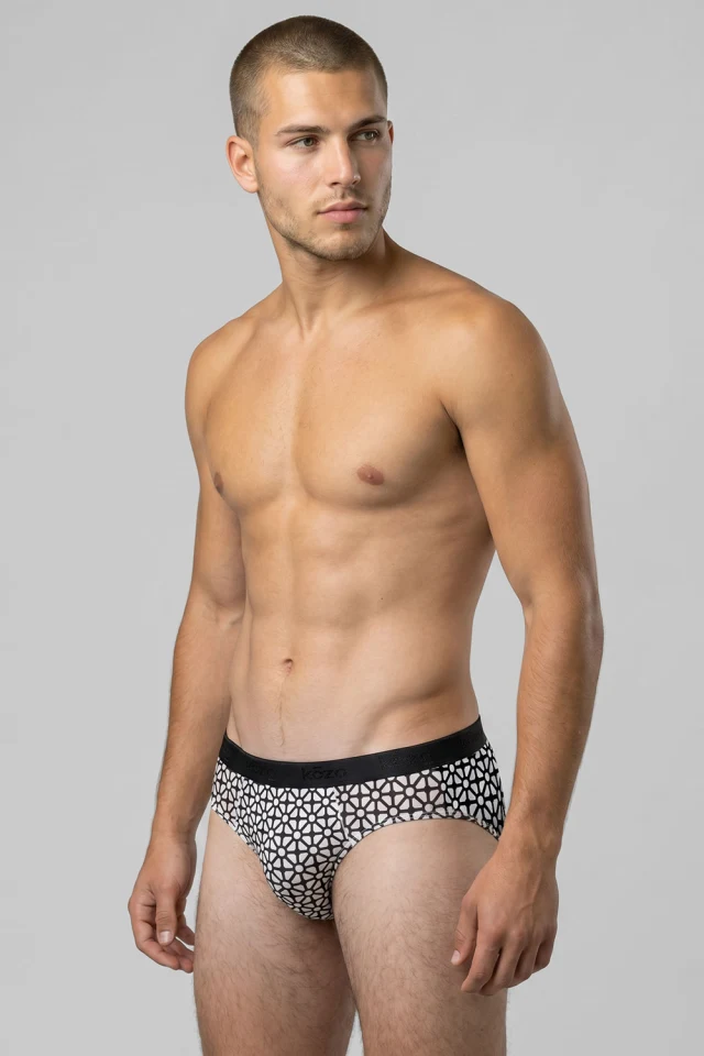 Muške gaće Slip premium - Geometric