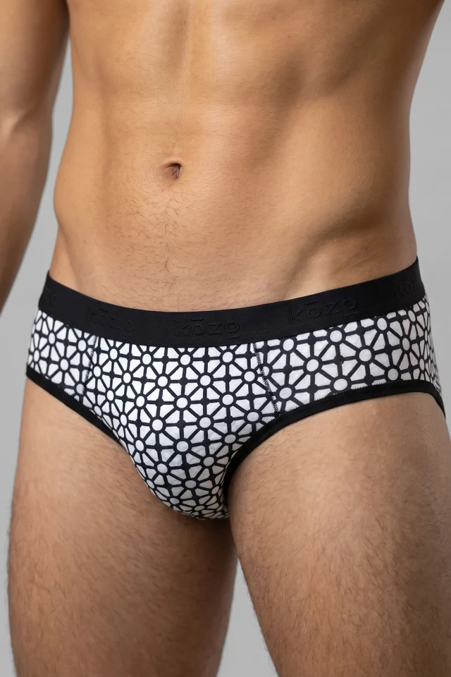 Muške gaće Slip premium - Geometric