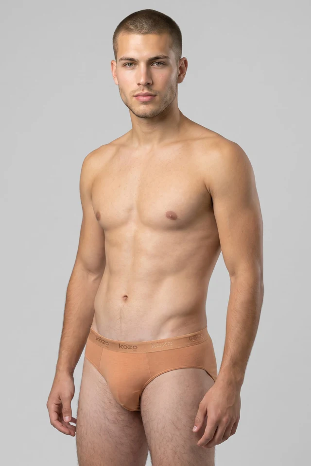 Muške gaće Slip premium - Boja kože