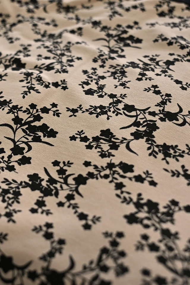 Ženska pidžama - Floral Ivory